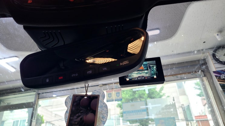  인천 bmw 하이패스 룸미러 블랙박스 교체 보조배터리까지 한번에!