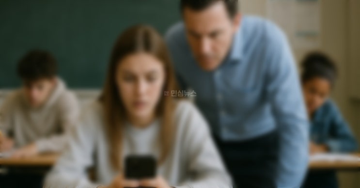 2026년부터 초중고 학생은 <b>수업 중</b> '<b>스마트폰</b> 사용' 법적 <b>금지</b>... 