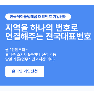  전국 대표번호 만들기