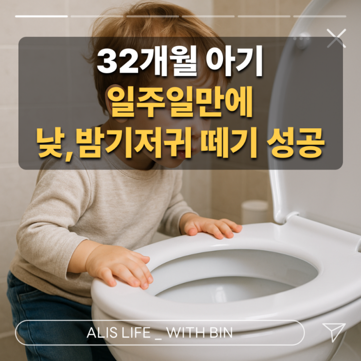  32개월 아기, 일주일만에 낮,밤기저귀 떼기 성공하다! : 여섯가지 꿀팁 공유