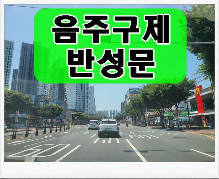  음주운전반성문 견본보다 중요한 이것은? 면허구제 포함