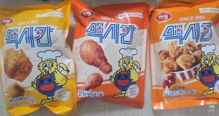  하림 맥시칸 냉동 치킨 갈릭 양념 봉 리뷰