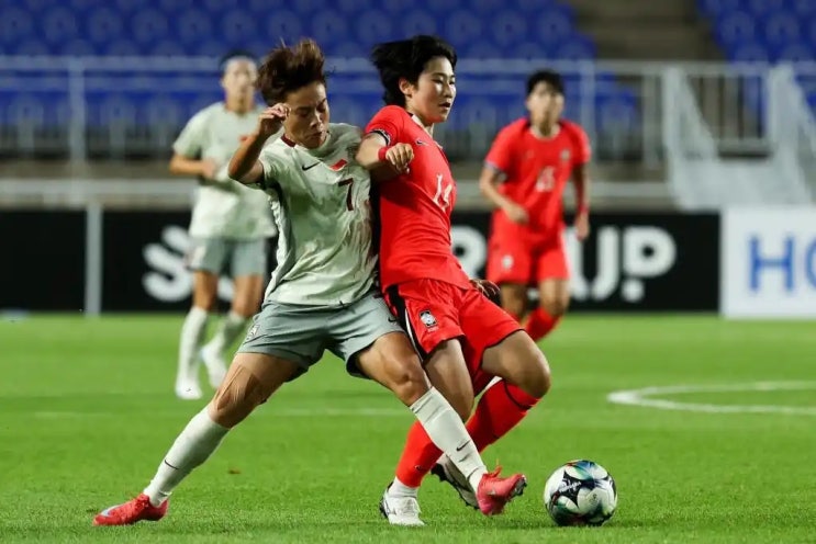 <b>지소연 극장골</b>! 대한민국 여자축구, 중국과 2-2 무승부