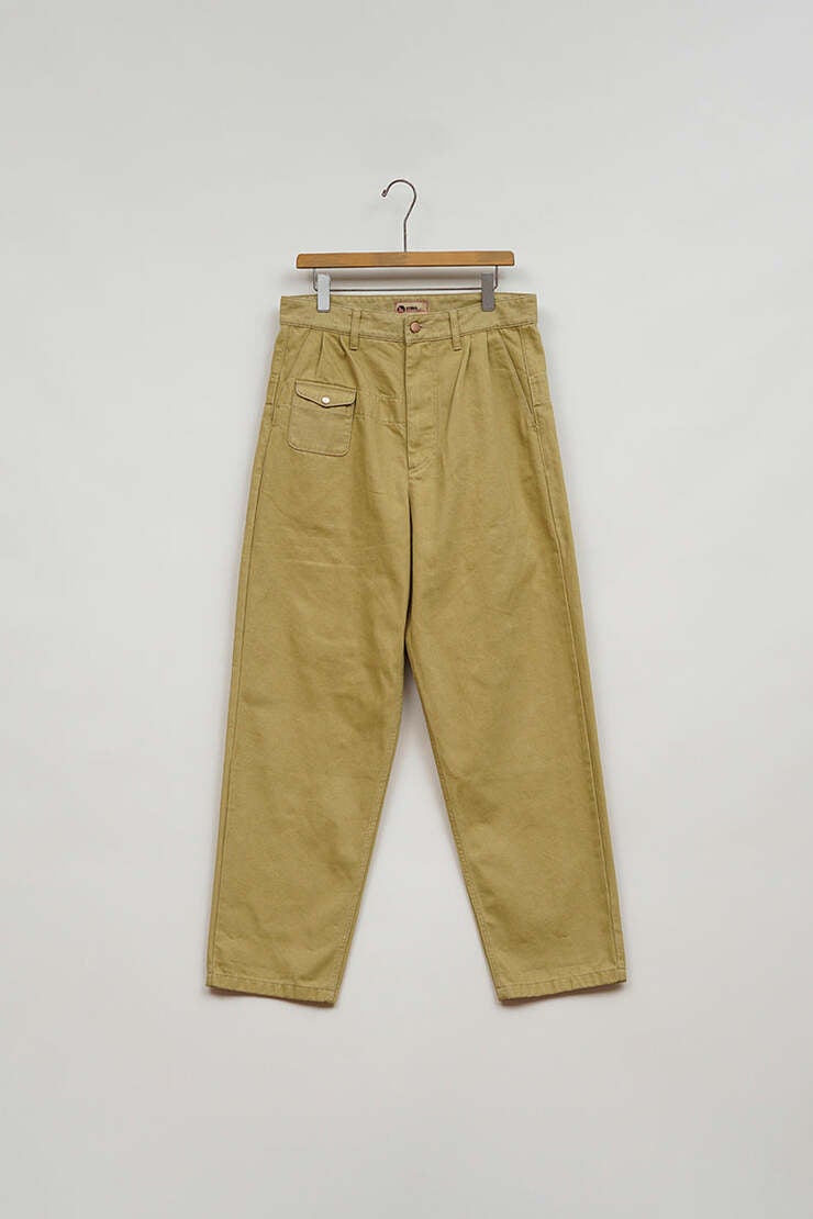 나이젤카본 바지 PT01-01-BT PLEATED PANT 25SS 와이드 팬츠