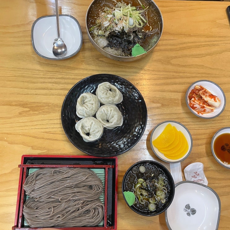  담양 국수거리 소바집 마른모밀 냉모밀 왕만두 솔직후기