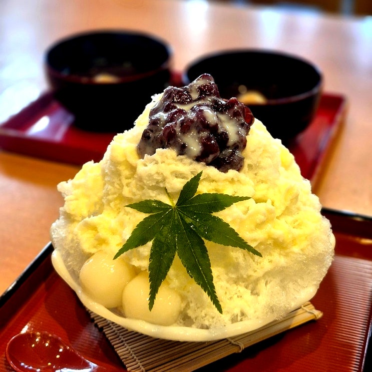  오사카 호젠지 도톤보리 팥빙수 맛집 메오토 젠자이 뜻밖의 발견
