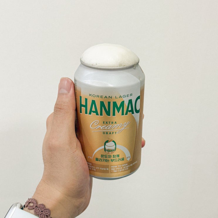  한맥 생맥주 캔 신상 맥주 왕십리역 이마트 캔맥주 종류