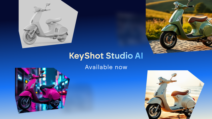 KeyShot Studio AI - KeyShot Studio의 차세대 기능을 소개 합니다