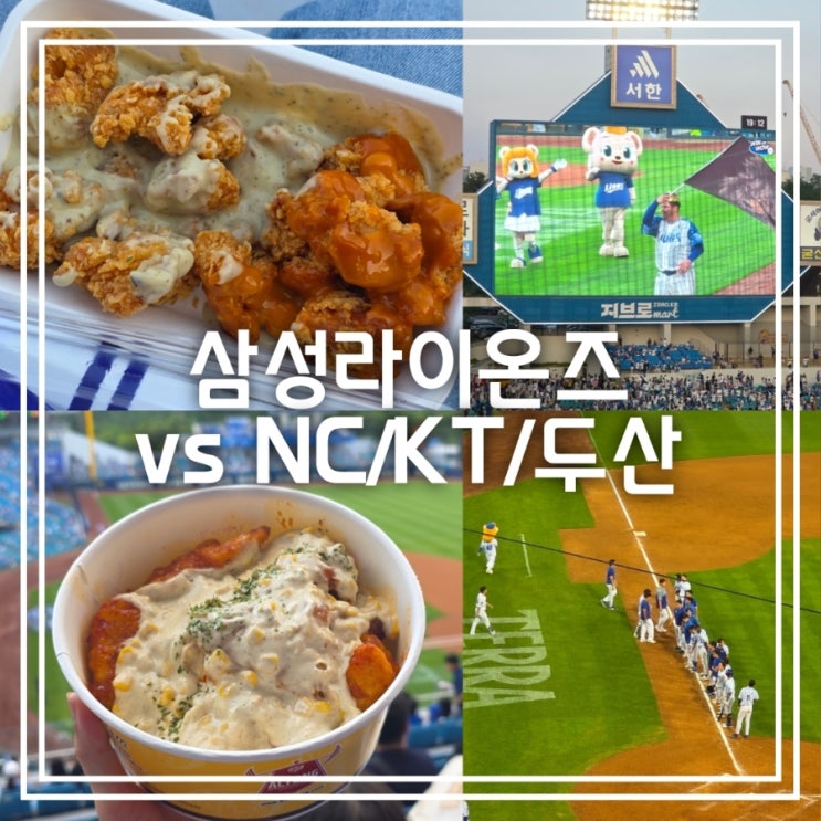  대구 삼성라이온즈파크 || 알통떡강정 닭강정 불닭마요 바질마요 매콤콘치즈마요 (vs NC/KT/두산)