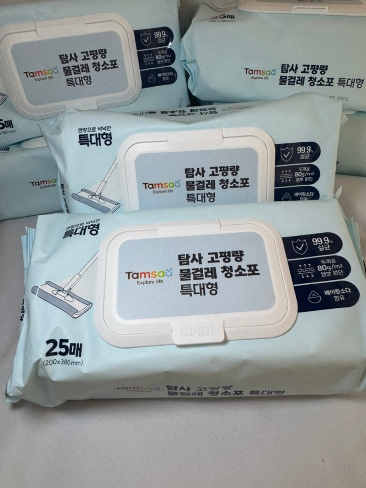  [물걸레청소포 특대형 추천] 탐사 청소포로 원룸 바닥 청소 끝!