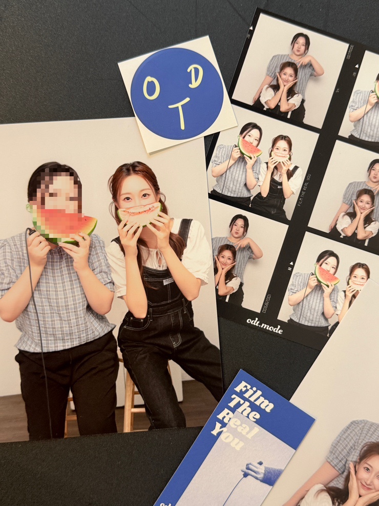  부산 서면셀프스튜디오 오디티모드에서 우정사진 데이트