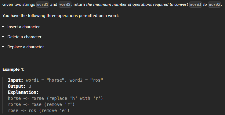  JAVA_LeetCode 72_Edit Distance