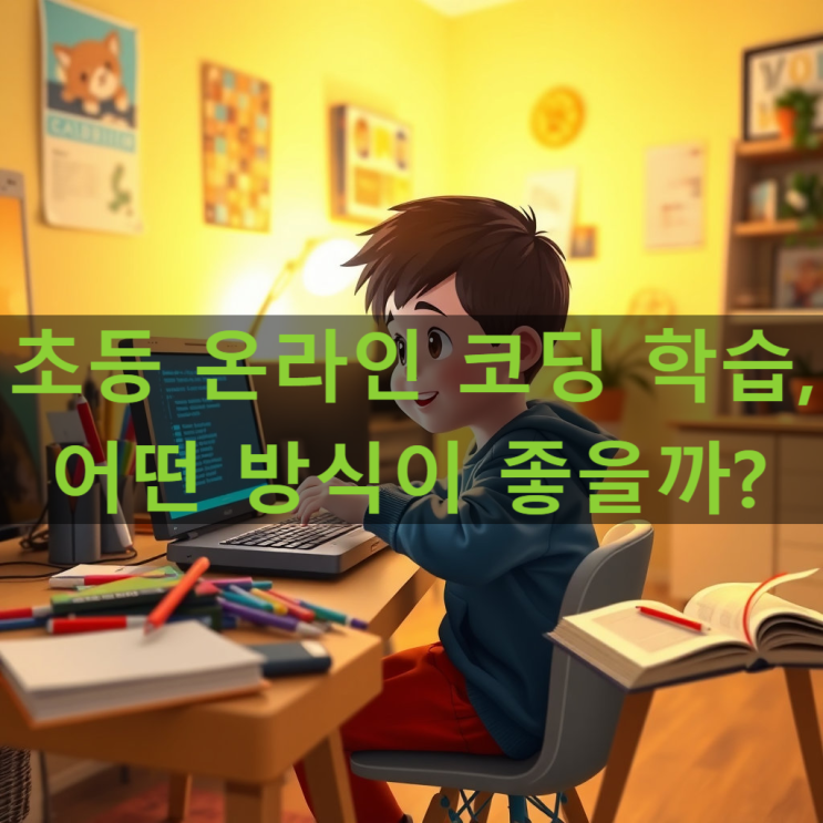  초등 온라인 코딩 학습, 어떤 방식이 좋을까?