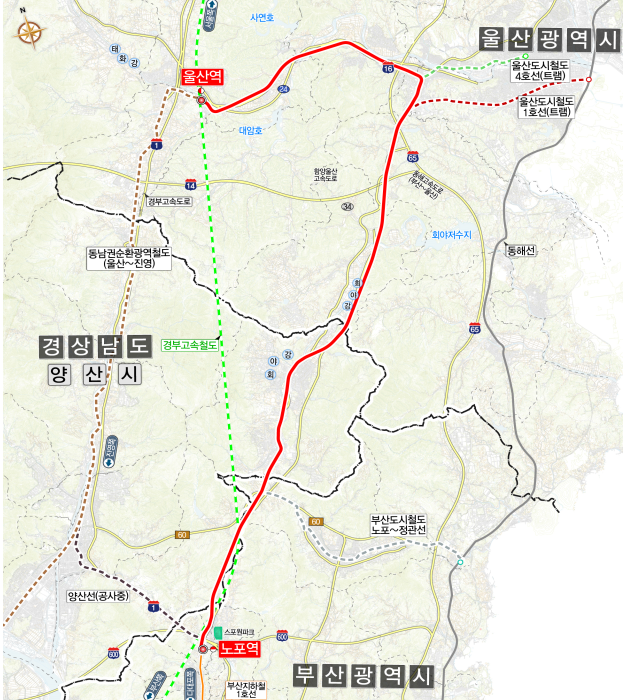 <b>부산</b>~<b>양산</b>~<b>울산 광역철도</b> 사업 예타 통과