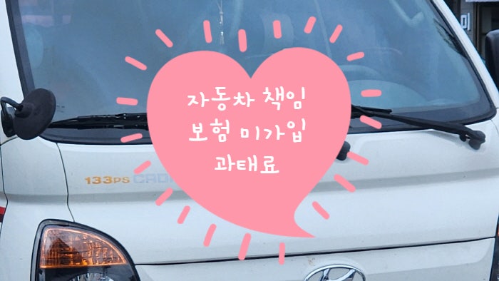  자동차 책임보험 미가입 과태료