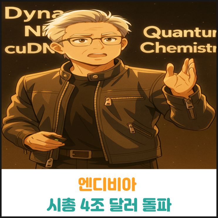  엔디비아 시총 4억 달러 돌파