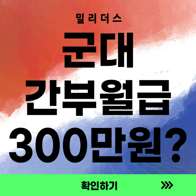  25년 군 간부 월급 300만 원 시대 오나? 정년 5년 연장까지 총정리