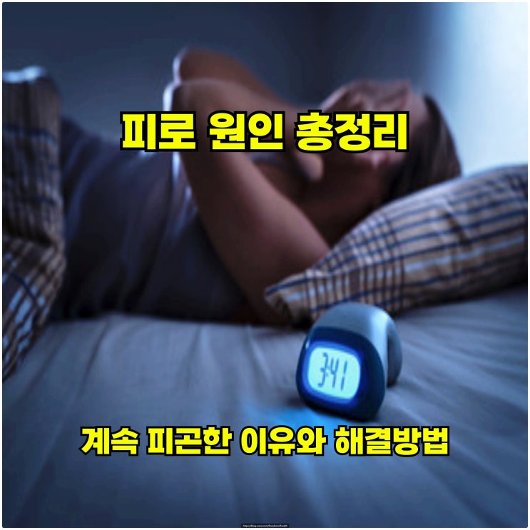  피로 원인 총정리 – 계속 피곤한 이유와 해결 방법