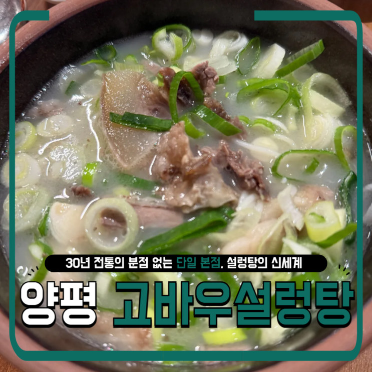  양평 용문사 맛집 추천, 고바우설렁탕은 찐이었어요!