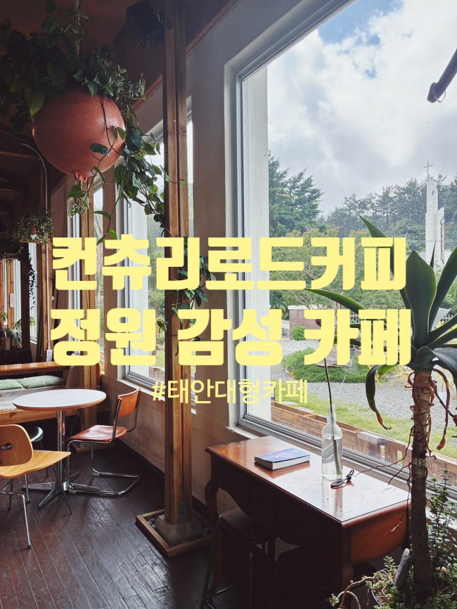  태안 가족카페 추천 디저트까지 완벽한 넓은 정원 카페