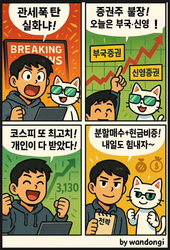   [WD경제소식] 2025.07.09 미국증시·코스피 요약 + 오늘의 테마주 완전정복!