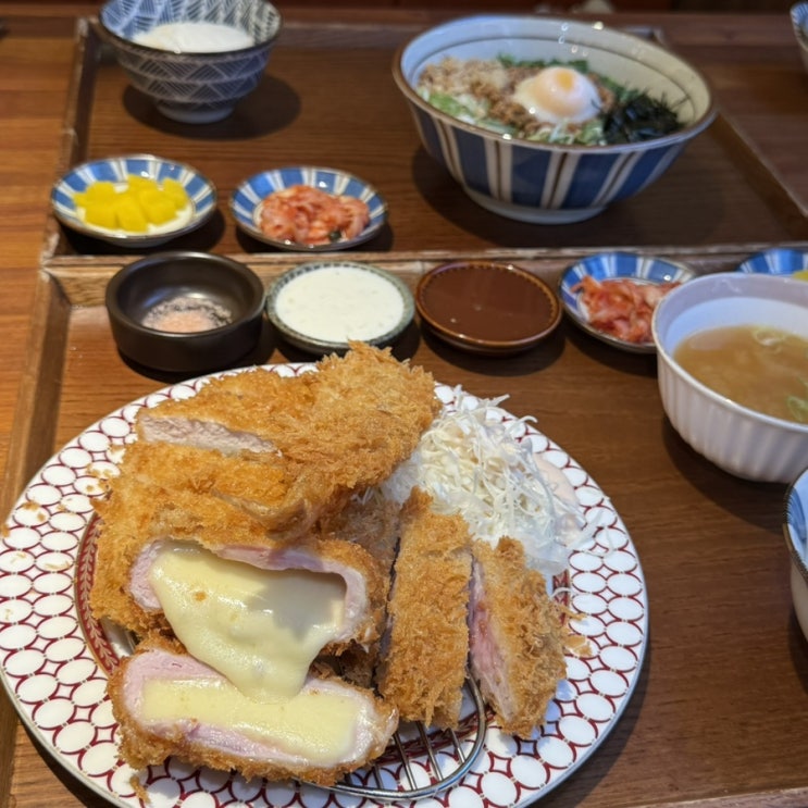 [강남 맛집] 데이트코스 추천 인생 돈카츠 맛집 <카츠공방 강남점> 모듬카츠, 마제소바
