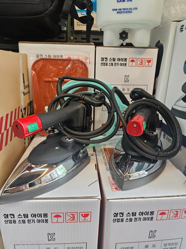  "SJT-533 / SJT-566" 삼진 아이롱, 다리미 재입고! 부산 진시장 '일광전업사'
