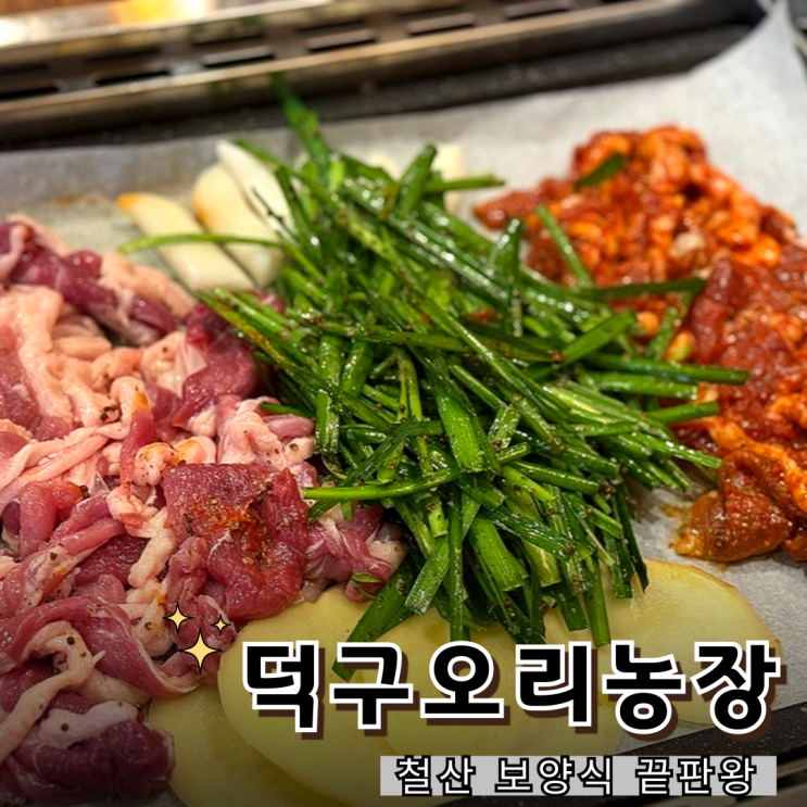  철산 보양식으로 좋은 오리고기, 덕구오리농장 방문 후기