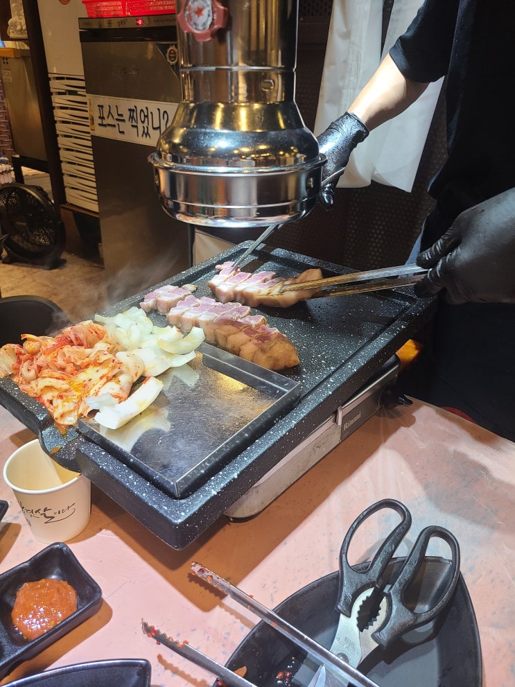  광명 철산역 삼겹살 맛집, 하남돼지집 광명철산점! 고기 끝판왕 여기가 진짜네?