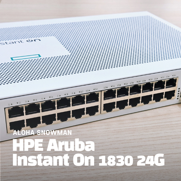HPE Aruba Instant On 1830 24G JL812A 스위치허브