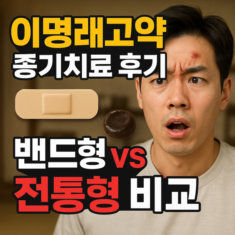 이명래고약 종기치료 후기｜밴드형 vs 전통형 비교