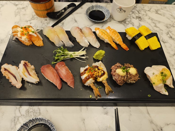   남양주 진접 초밥 맛집 '스시진'  후기 ｜커플 세트 구성, 초밥 퀄리티 굿!
