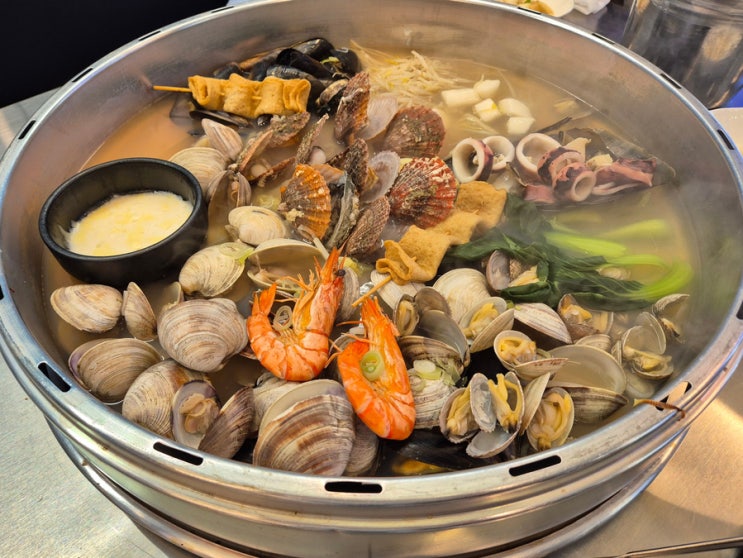  서현동 맛집 택이네조개 푸짐하고 시원한 조개전골