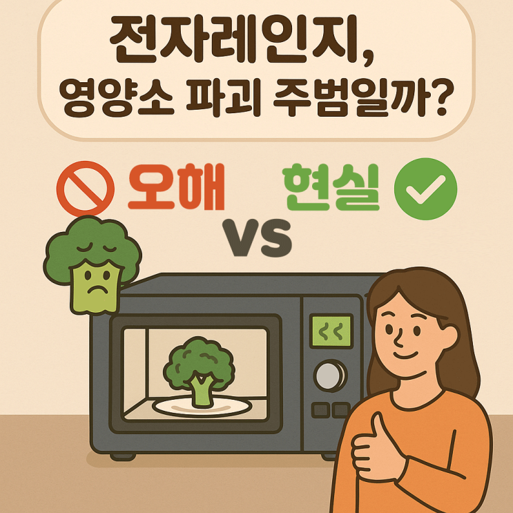  전자레인지 유해, 영양소 파괴 주범일까? 과학으로 밝힌 진실