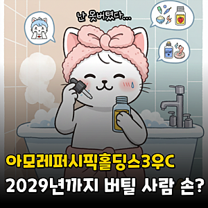 아모레퍼시픽홀딩스3우C 전환은 4년 남았다 (주가는 오를까?)