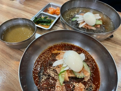 월계동맛집 광주냉면 청석골칡냉면 비빔냉면 로컬찐