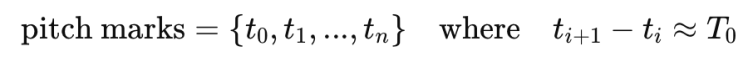  [음성신호처리] PSOLA: Pitch-Synchronous Overlap and Add