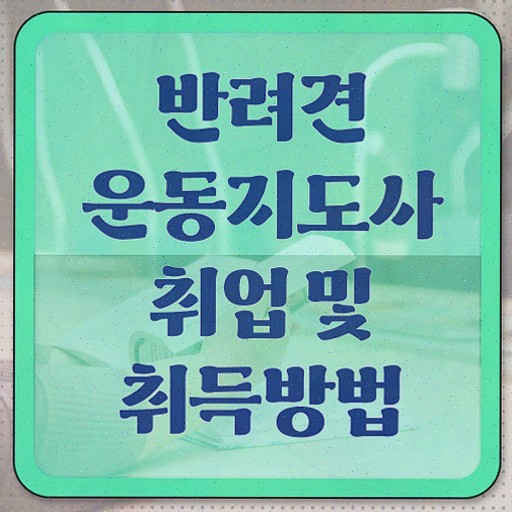  , 반려견운동지도사 경력없는 고졸도 인강으로 간편하게 준비한 비법