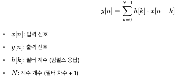  [오디오/음성 신호처리] FIR 필터 설계 완전 정복