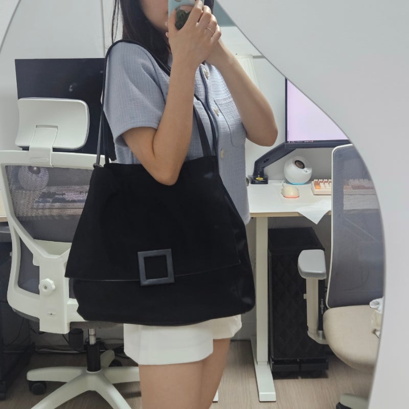 루즈앤라운지 카프리백 L사이즈 후기 : 나일론 보부상백