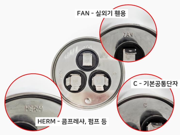  에어컨 실외기 팬이 돌지 않을때 자가수리(셀프수리) - 콘덴서 변형수리