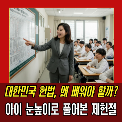  제헌절뜻 유아·초등 눈높이 설명법 정리