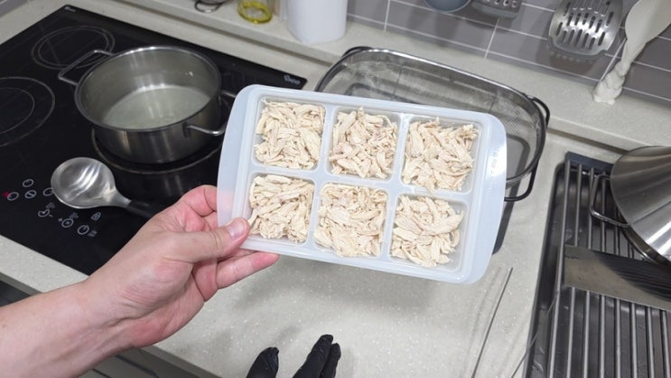  야밤에 나홀로 여름철 강아지 보양식 영양간식 만들기 강아지화식 닭가슴살화식 만들기 레시피 삼계탕