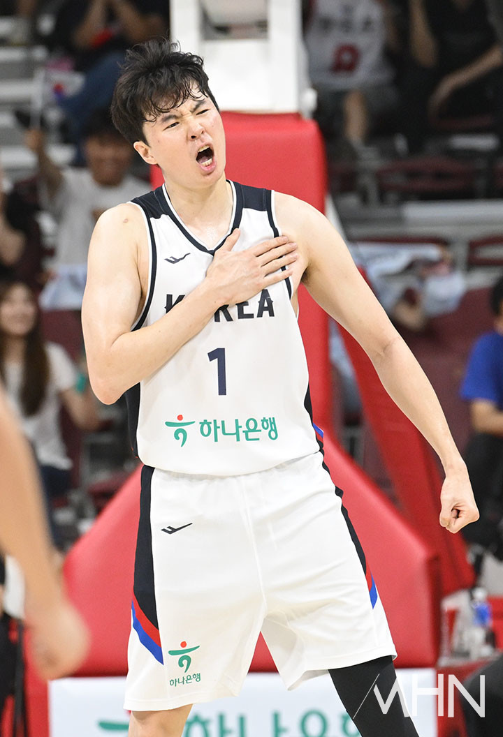 여준석·이현중 43점 합작…남자<b>농구 대표팀</b>, 일본 제압의 순간