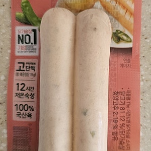 CJ 더건강한 닭가슴살 소시지 청양고추️