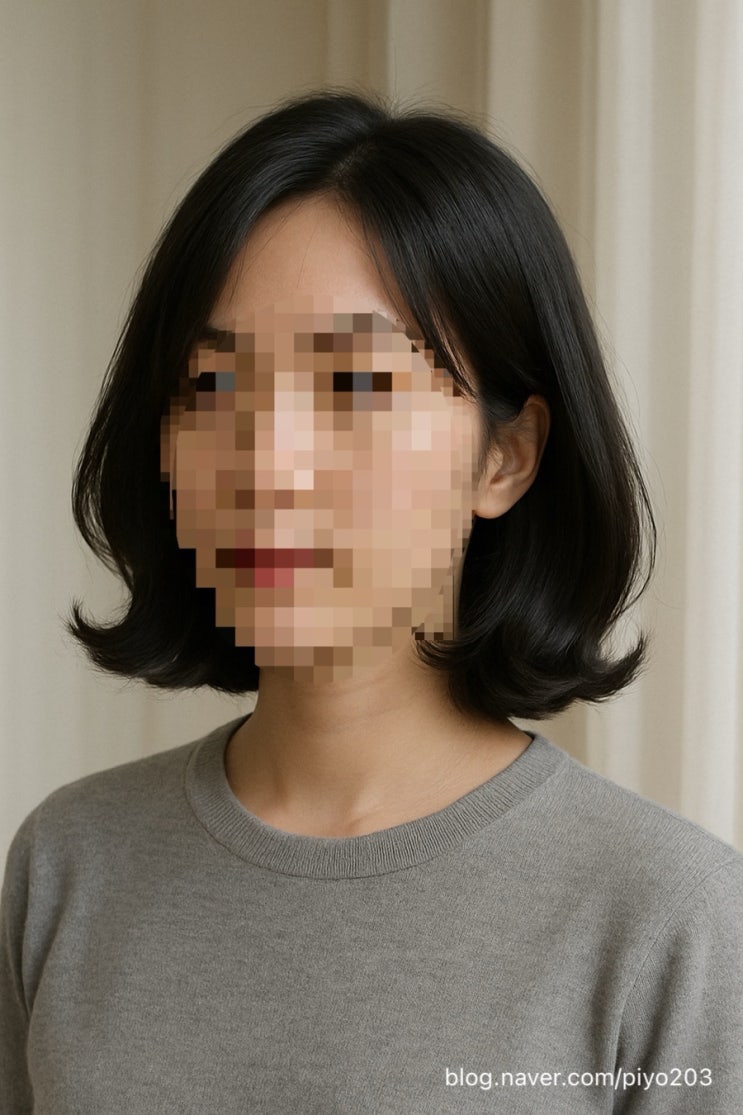  단발 C컬 펌 청순 세련미 완성! 의정부 120% 미용실 오선 부원장 C컬 펌 잘하는 미용실 추천