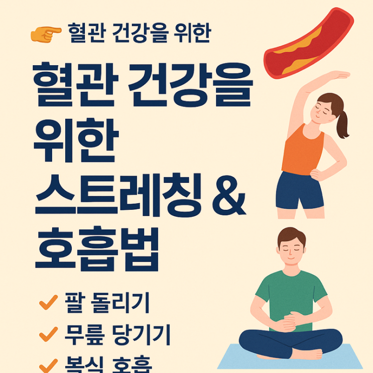  혈관 건강을 위한 스트레칭 & 호흡법