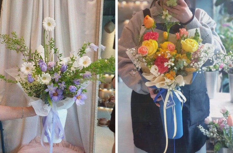  친구 생일에 특별한 양산꽃다발을! 수변꽃집에서 완벽하게 준비하다