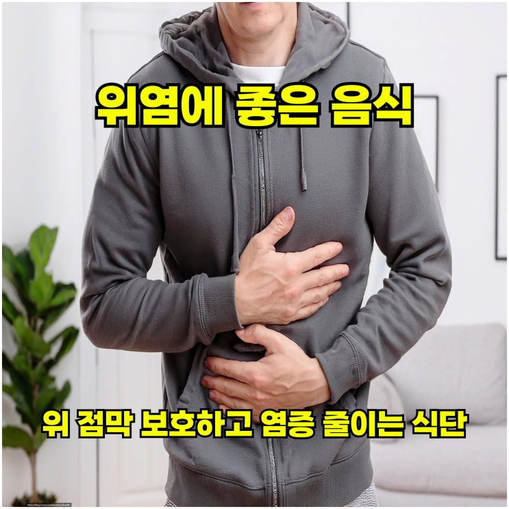  위염에 좋은 음식 – 위 점막 보호하고 염증 줄이는 식단