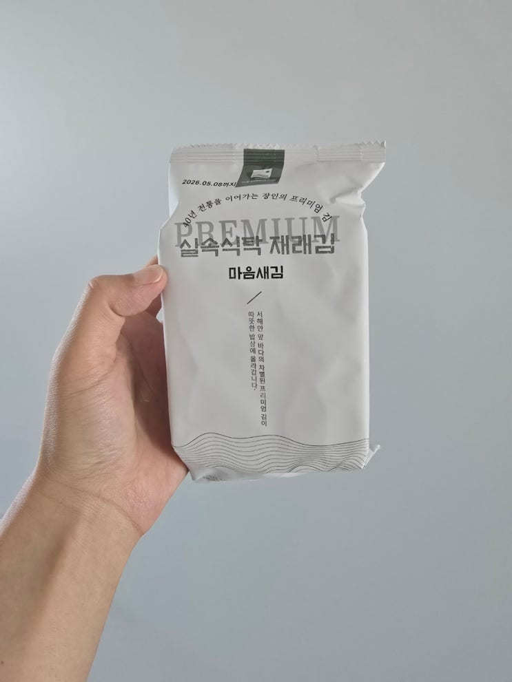  [밥도둑 김 추천] 마음새김 실속식탁 재래김 – 프리미엄 수제 김으로 밥 한 공기 뚝딱!